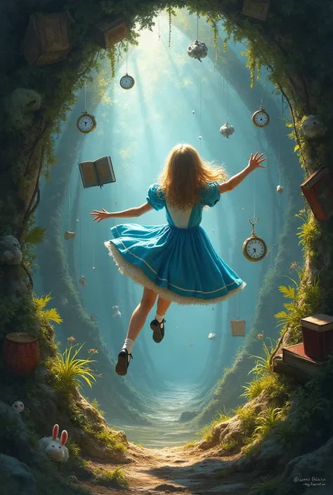 alice fell into the wonderland 