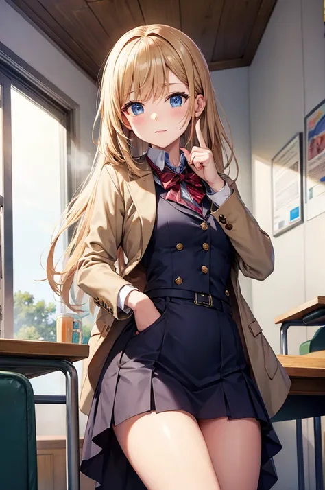 In the classroom, the detective girl points her index finger at the AI ​​and says, "You are the culprit," and everyone is shocked.