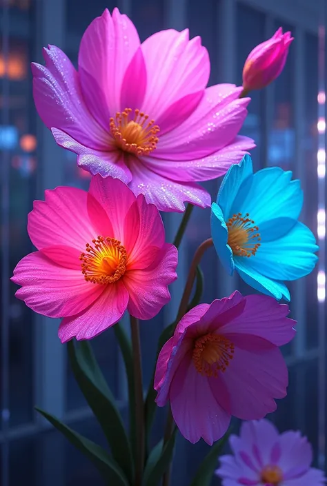 Hd flower neon 
