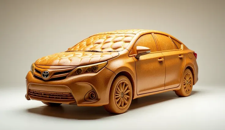 Toyota Avensis t25 sedan made of challah