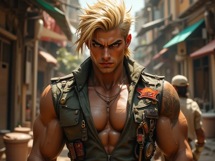 Guile Street Fighter ,  clear image quality,  very detailed image 