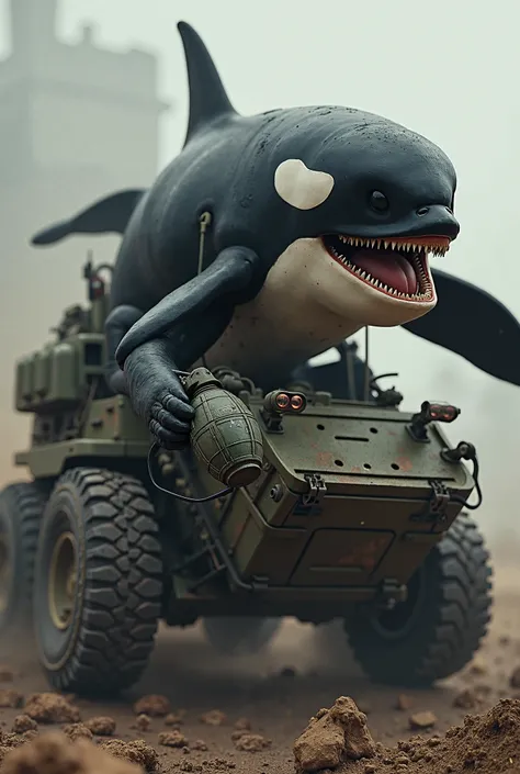 Orca with grenade and mount