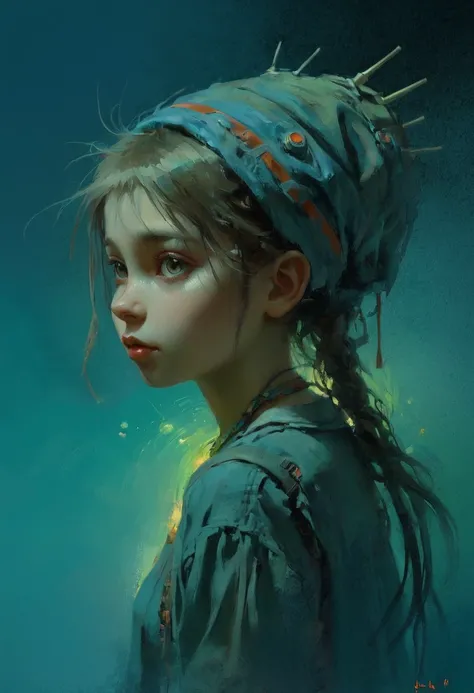 young girl, творческая импровизация (Created by Paul-Lehr)