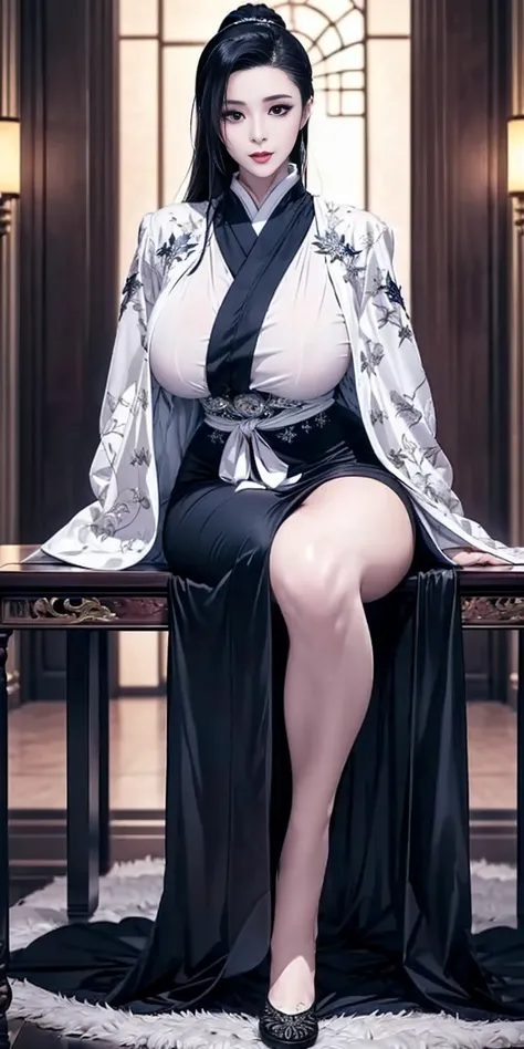 (best quality:2.0),(extremely detailed:2.0),(highly detailed:2.0),(Aoi Mai,a captivating snow woman (yuki-onna),exudes an aura of elegance and sensuality),(Her youthful appearance defies her status as a mother,and her icy beauty is matched only by her powe...