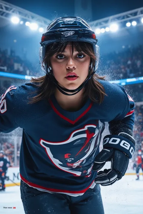 Jenna Ortega's Ella from a hockey show