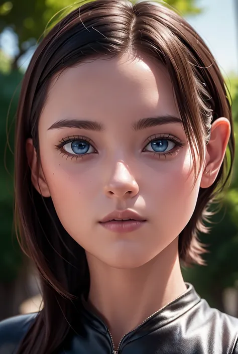 al aire libre, forest, ( detailed face,  Detailed eyes, light skin, light eyes),  long white hair, Blue eyes, pale skin, LotR, fancy, elf, girly,  looking at the spectator, retrato,  photo,  detailed leather, realistic, photo-realistic, 8K,  masterpiece , ...