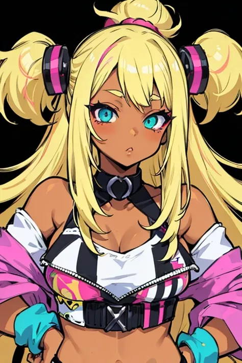 Ganguro is one of the most extreme substyles of gyaru. It features the classic gyaru silhouette but adds in extreme tanning, bright white makeup around the eyes, light-colored lipstick, and bright, often neon, colored clothing. Extremely blond died hair is...