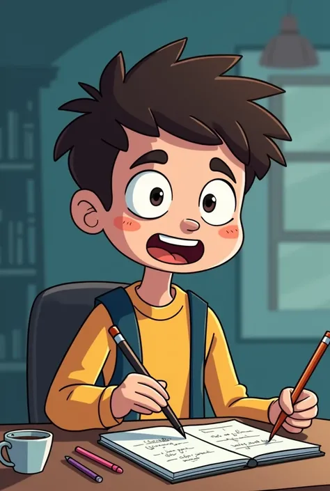 Of course, Nabid! Here’s a short and fun cartoon script idea for your YouTube channel. The theme is "The Lazy Genius" and revolves around a relatable situation with a comTitle: The Lazy Genius and the Impossible Homework

Characters:

Zee: A lazy but cleve...