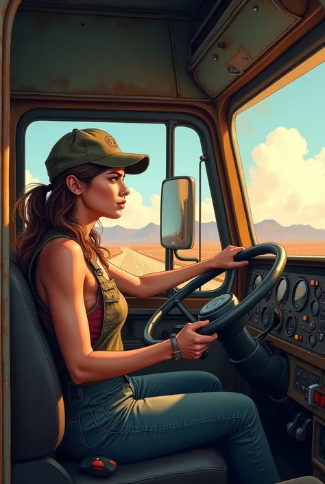 Girl trucker