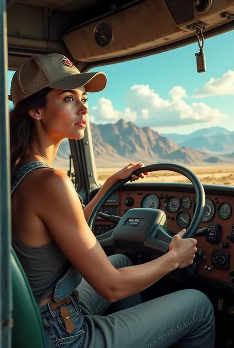 Girl trucker