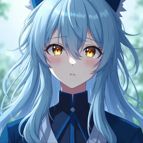  Rimuru's facial features in human form are almost identical to those of Shizu ,  but his long silver-blue hair and deep golden eyes radiate unearthly divine beauty, which distinguishes them both .  Rimuru can also sometimes be seen wearing a Shizu mask or...