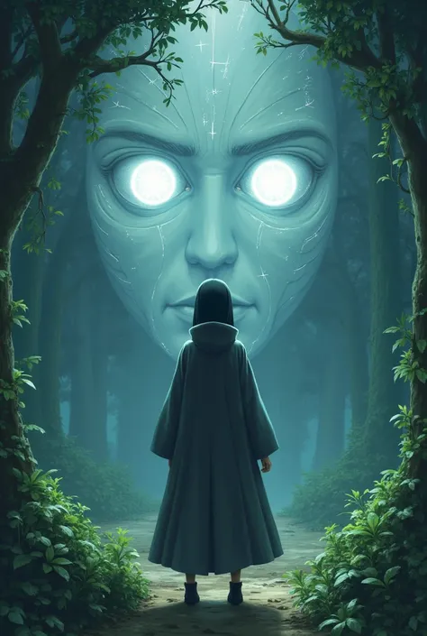 Make me an image of a Kenkkei Genkai from Naruto, Byakugan type , Eyes of Life  