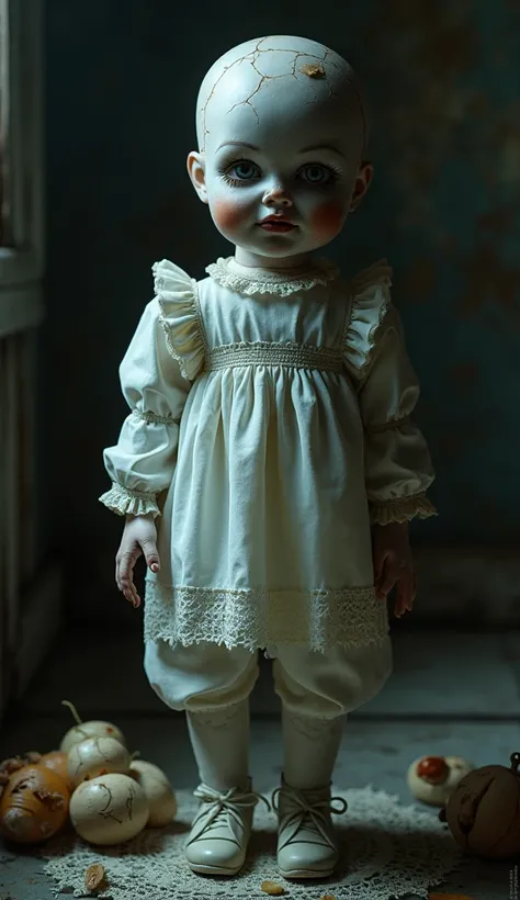 Possessed porcelain doll 