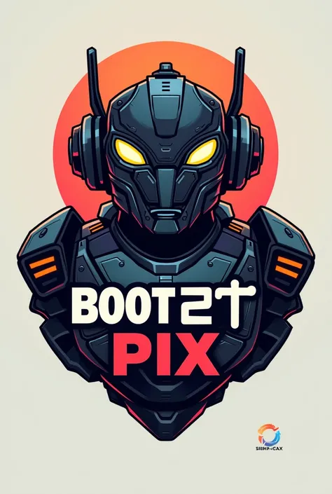 Robot logo with the name Boot Pix