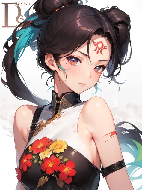 Close up of a woman with a tattoo on her arm , Gveiz, A masterpiece by guweiz, Gveiz-style artwork,  Beautiful Sexy Anime Woman , Digital Manga Art, anime figure; Full Body Art,  beautiful anime woman ,  artgerm.   anime illustration,  beautiful charming a...