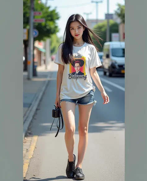 . A 45-megapixel 8K 3D portrait shot with the highest quality cameras. Canon and Fuji cameras use the highest quality and most modern film, very realistic images and colors. Asian models. Korean girl makeup Very delicate eyes Glossy Portland skin Glossy ti...