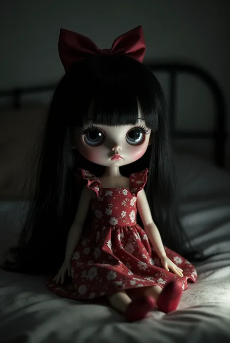  Japanese doll, Blythe doll, midnight, dark room, looking in the mirror, scary dreams, long hair, Keep your mouth shut ,   very long hair that gives off a bow, Worry,  Performances,   Appears in a Pale Complexion , , vision, A lot of anxiety, lots of stuff...