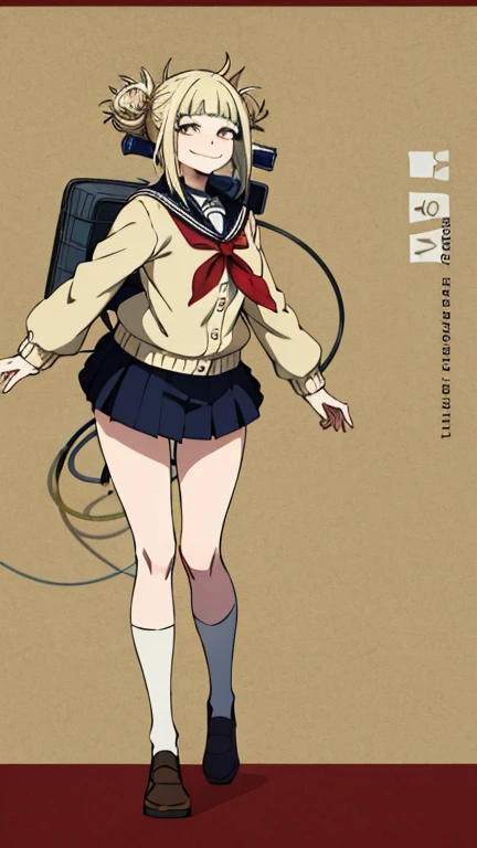 Himiko in biquini,  smiling,  full body,   best possible quality, sonrojada