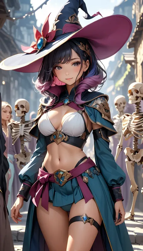 masterpiece, (  top quality ,   high resolution,   high detail , 4K, 8k),(  is present, photo  is present: 1.3), wearing cool costumes and cool hats,Cute Fantasy Character Art  ,    beautiful character art   ,   Epic Fantasy Character Art with Cool Costume...