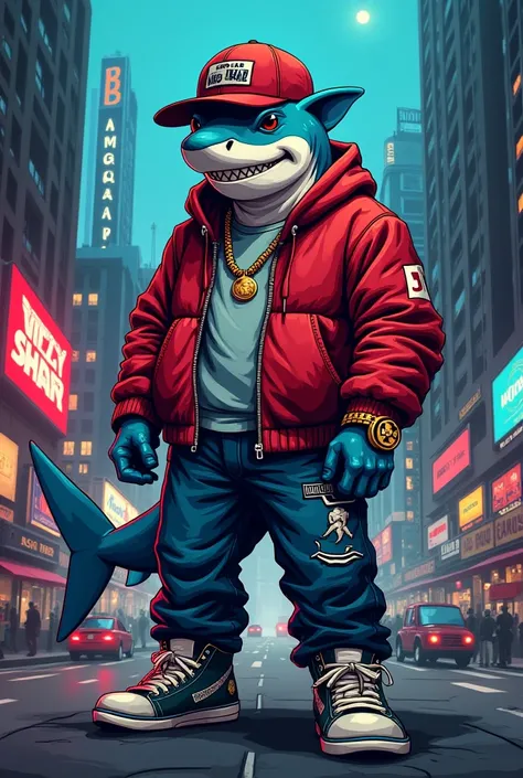 shark hiphop style
