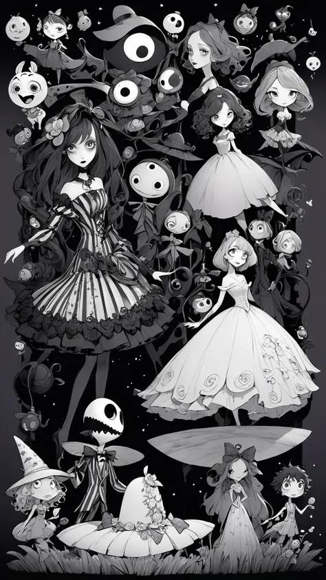  Tim Burton's style、Disney animation