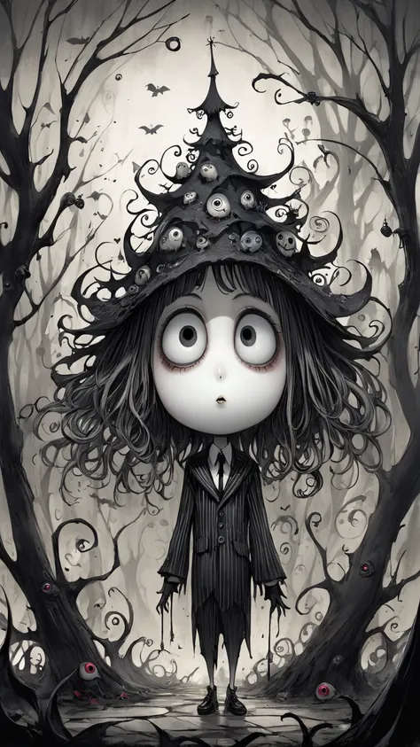  Tim Burton's style、strange person、