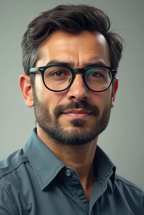 Male picture of engineer with glasses at 33 years old from Eskişehirli