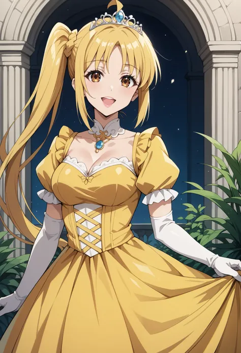 Score_9, score_8_up, score_7_up, source_anime, nijika ijichi, ahoge, yellow hair, brown eyes, side ponytail, (best quality), (high quality), {masterpiece}, perfect hands, extremely delicate and beautiful, ultra-detailed, beautiful detailed eyes, princess, ...