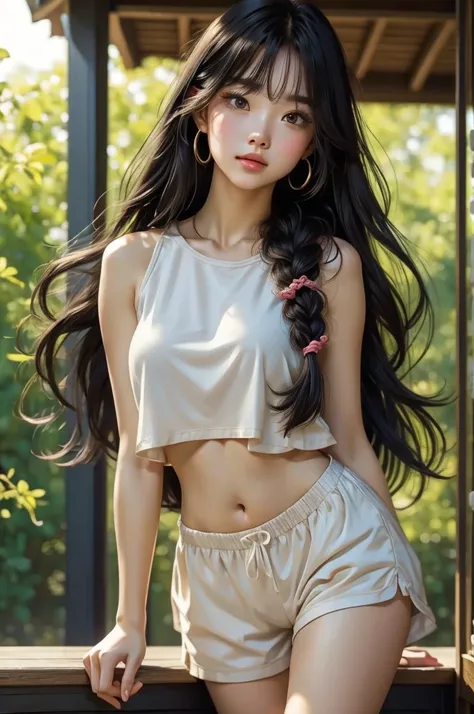 Super high res, ( top quality ,4K, Perfect Sharpness , Ultra-Fine, high res,masterpiece:1.2), Perfect Anatomy:1.5, Story Telling Illustration 、Body Positivity、 physical expression 、( Energetic Pose)、 perfect beauty, (Very strong winds)、 deep expression 、 d...