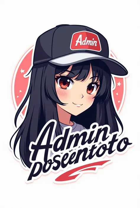 I want to generate a logo for my esport team. Its called ADMIN DOSENTOTO. You gotta generate 5 female players and 1 male player. Don’t forget the name’s font make it cursive. Please put the name there too. And make it unique and cool please. The background...