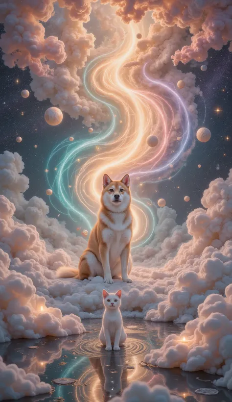  32K original photo ， Quality Best ,    wearing a light orange mini summer dress  .   dynamic angle,aurora， constellation，new moon，Earth \(Planet\)，Full Moon，galaxy，Light Particles，Milky Way，night，night Sky，Planet，meteor，Sky，space，Starry sky background，sta...