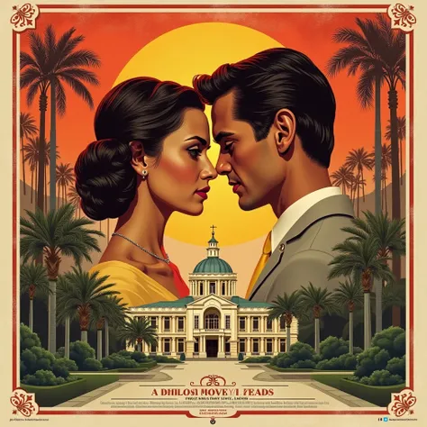 I'm seeking a talented graphic designer to create a stunning, vintage-style movie poster for a theatre stage production. The play is based on a true love story set in 1925 Miami Florida, during the peak of the economic boom and the founding of Coral Gables...