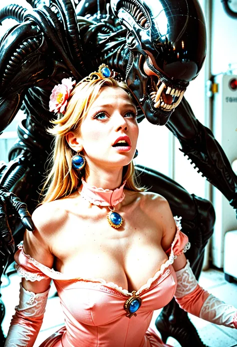 Princess Peach, rape by xenomorph