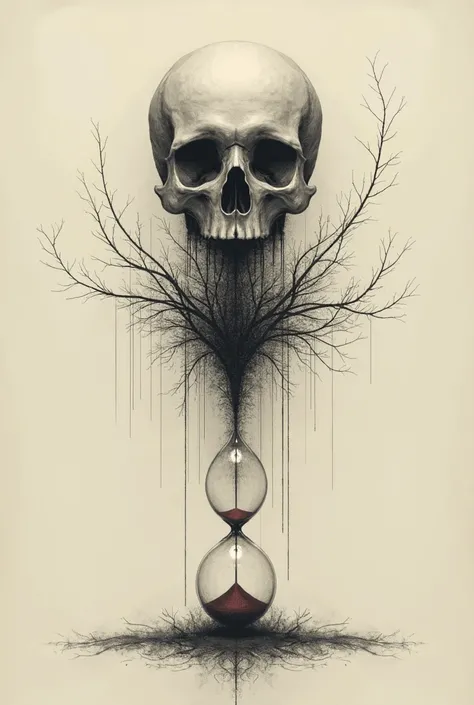 Memento Mori Symbolism:

Create a subtle design featuring symbols like an hourglass or a skull, reminding viewers of the transient nature of life.

