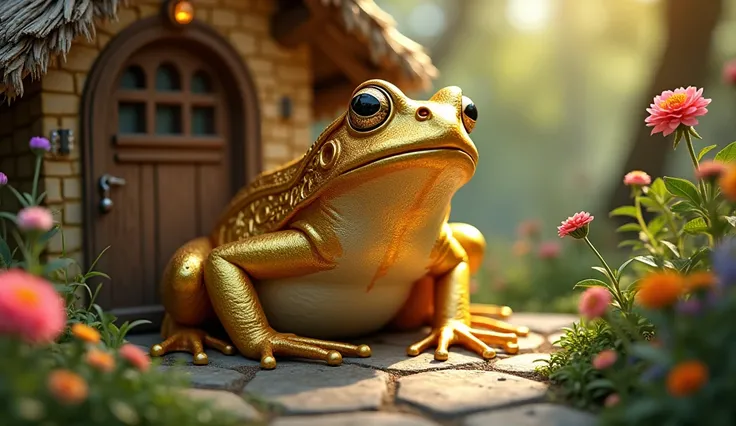 Golden Frog beautiful citizen house