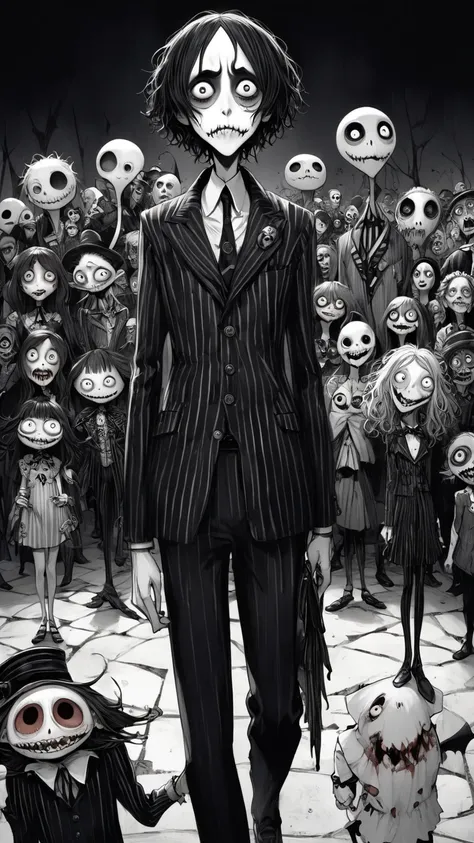    Tim Burton's style、Scary people