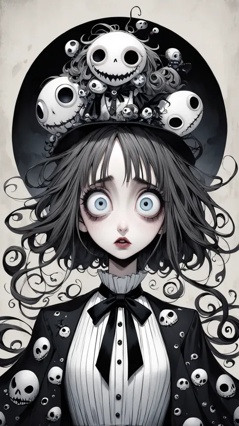    Tim Burton's style、A fearful person