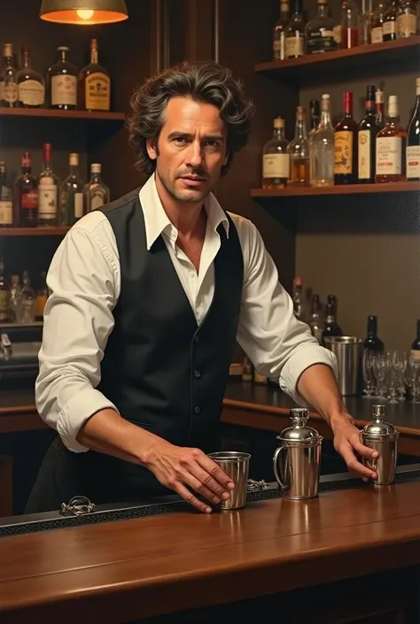 Lucio Battisti bartender