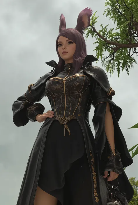 Final Fantasy Style , Takahashi Kazunari's masterpiece, 1 Girl, beautiful, Wizard, enchantment, masterpiece, best quality, white background , concept art , Blonde, short hair , (( big breasted, deep cleavage )), sexy long legs, f...