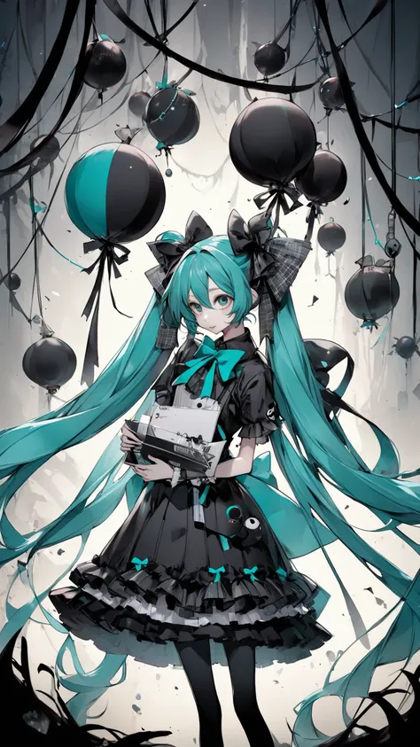 Tim Burton style 、 Hatsune Miku