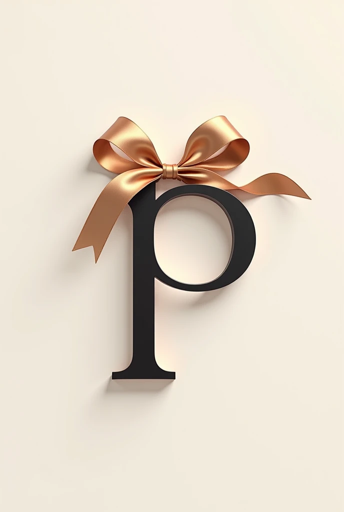 You can create a logo that is a letter P in the form of a gift with its ribbon 