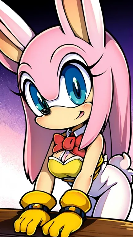 Female animal furry cute adorable beautiful kawaii nice sassy fancy sara the Bunny yuji uekawa sonic adventure style 