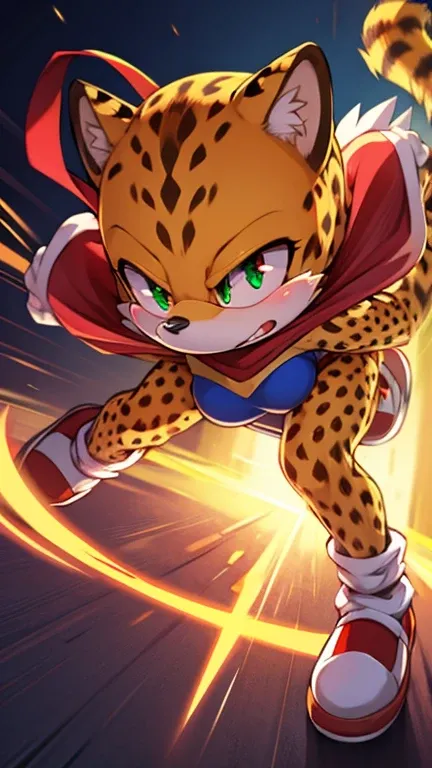 Female animal furry toran cheetah 🐆 sonic battle style 