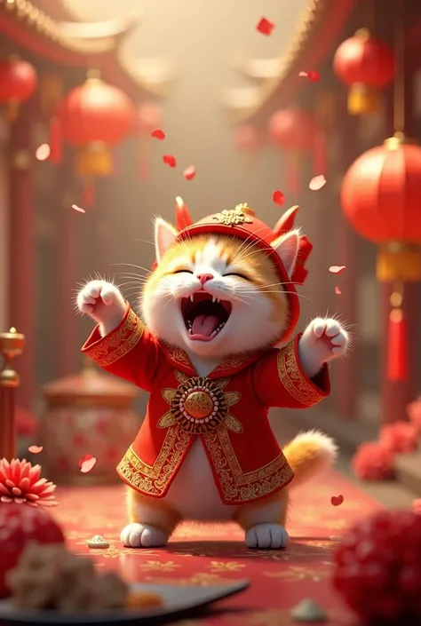 Chinese New Year Singing Cat 