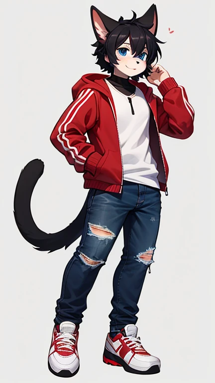 Male furry ager amirhossein cat
General Appearance: An anthropomorphic animal character with large ears and dark hair.
Color Scheme: Includes black hair, bright blue eyes, a red jacket, blue ripped jeans, and red-and-white sneakers.
Clothing: A red zip-up ...