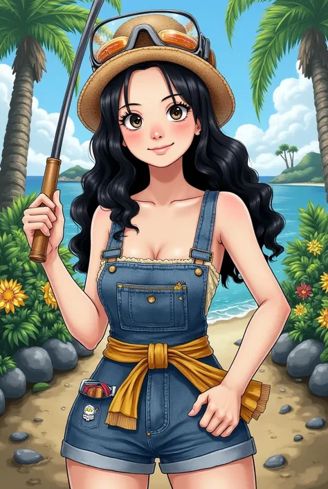 A photo of Dahyun from Twice, reimagined as usopp from One Piece.