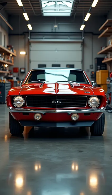 [Opening Shot]
Scene: A sleek workshop with a classic 1969 Chevrolet Camaro SS in the spotlight.