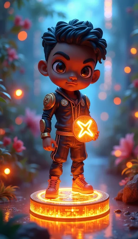 Create individual luxury collectible cartoon figurines with a futuristic and stylized aesthetic. Each figurine represents one of these categories: historical icons, beloved cartoon characters, multicultural icons, LGBT icons, mob icons, financial tycoons, ...