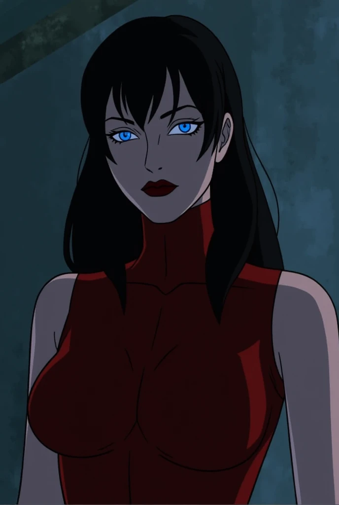  Titans (2003-2005) Season 5 Episode 11 Calling All Titans Episode Black Hair
Blue Eyes Red Lip Beatiful Villianess Madam
Rouge After Being Frozen And Shattering in To
Pieces By Robin And (But) Full Body Regeneration Starts And Melting Red Liquid That Stag...