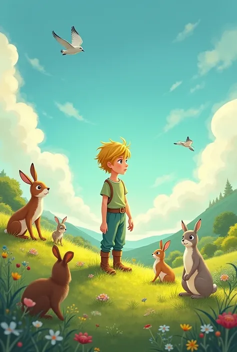 The Little Prince:
"Today I came to learn more about wild animals and make friends."
